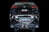 AWE Track Edition Exhaust for VW Golf Alltrack / Sportwagen 4Motion - Chrome Silver Tips - Mounted